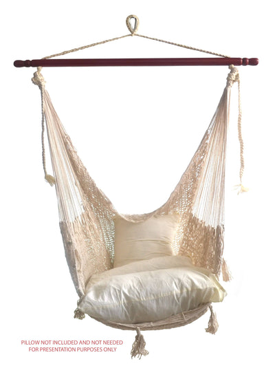 Hammock Universe Canada Mayan Hammock Chair Deluxe natural-organic / ca 794604045900 MCDNG