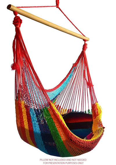 Hammock Universe Canada Mayan Hammock Chair Deluxe hot-colors / ca 794604045894 MCDHG