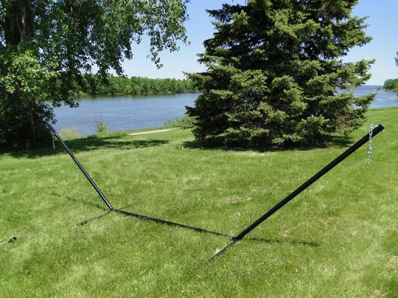 Hammock Universe Hammock Stands Black 3-Beam Hammock Stand - 15 ft.